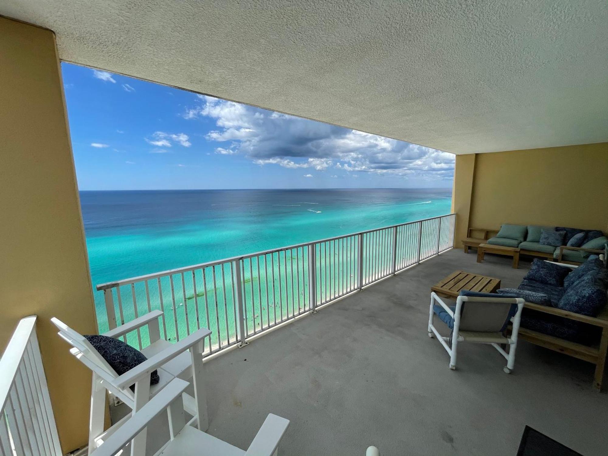 Tropic Winds 1701 Premium Corner Unit With 2 Parkings! Free Beach Chairs Service! 파나마 시티 외부 사진